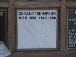 THOMPSON Gerald 1959-1986