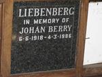 LIEBENBERG Johan Berry 1918-1986