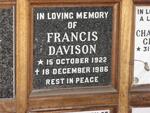 DAVISON Francis 1922-1986