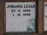 LESAR Johanna 1900-1986