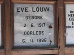 LOUW Eve 1917-1986