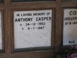 CASPER Anthony 1952-1987