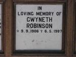 ROBINSON Gwyneth 1906-1987