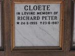 CLOETE Richard Peter 1955-1987