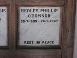O'CONNOR Hedley Phillip 1909-1987