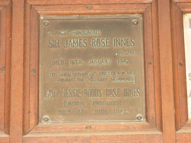 INNES James, ROSE -1942 & Jessie Dodds PRINGLE -1943