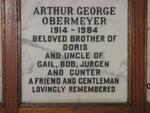 OBERMEYER Arthur George  1914-1984