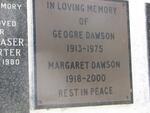 DAWSON George 1913-1975 & Margaret 1918-2000