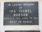 ROBSON Ida Isobel -1975