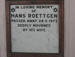 ROETTGEN Hans -1975