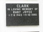 CLARK Ruby Joyce 1923-1990