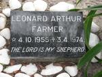 FARMER Leonard Arthur 1955-1974