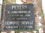 PETERS Desmond Neville 1940-2000