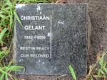 GELANT Christiaan 1932-2006