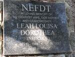 NEFDT Leah Louisa Dorothea nee COOK 1949-2007