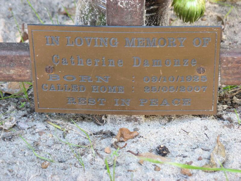 DAMONZE Catherine 1925-2007