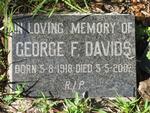 DAVIDS George F. 1918-2002