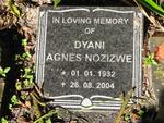 NOZIZWE Dyani Agnes 1932-2004