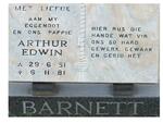 BARNETT Arthur Edwin 1951-1981