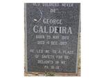 CALDEIRA George 1928-1987