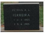 FERREIRA Petrus A.L. 1903-1985