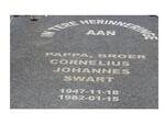 SWART Cornelius Johannes 1947-1982