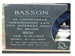 BASSON Ben 1963-1983
