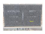 BLACK Whity 1933- & Magdalena 1939-1987
