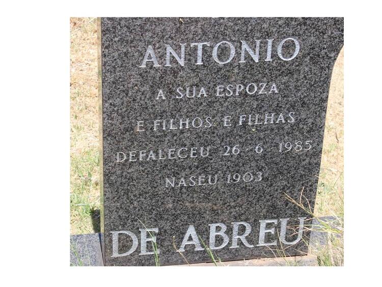 ABREU Antonio, de 1903-1985