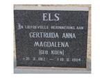 ELS Gertruida Anna Magdalena nee KOEN 1917-1984