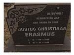 ERASMUS Justus Christiaan 1935-1999
