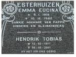 ESTERHUIZEN Hendrik Tobias 1917-2001 & Emma Eugina 1918-1982