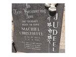 JUDEEL Machiel Christoffel 1923-1985