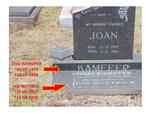KAMFFER Chris 1919-1998 & Joan 1927-1995 :: BUTTRICK Jess 1913-2000  