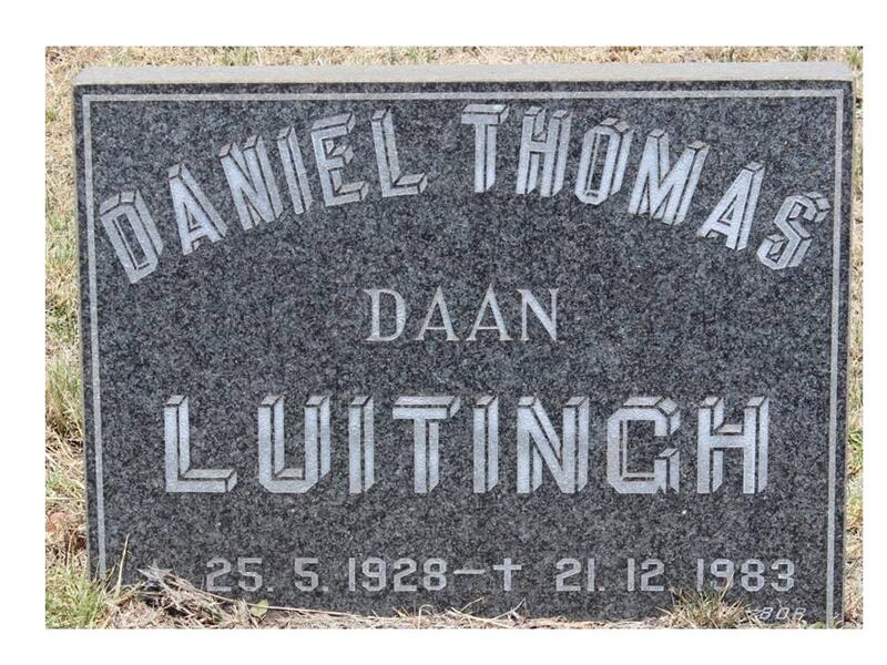 LUITINGH Daniel Thomas 1928-1983