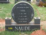 NAUDE Sarie M. 1895-1986