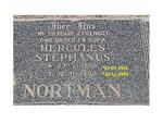 NORTMAN Hercules Stephanus 1931-1995