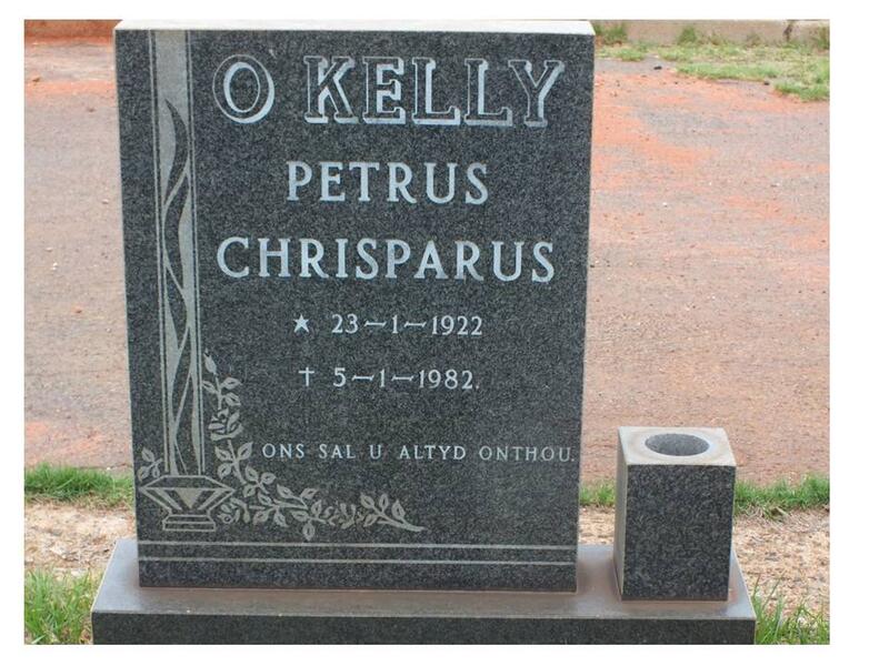 O'KELLY Petrus Chrisparus 1922-1982