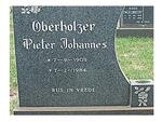 OBERHOLZER Pieter Johannes 1909-1984