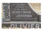 OLIVIER Marthina Johanna 1949-1981