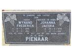 PIENAAR Wynand Frederick 1899-1083 & Johanna Jacoba 1899-1991