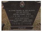 PIPES Kenneth William 1916-1993 & Roma Hannah Hester WOLFF 1913-1998 :: PIPES Justin Stuart 1980-1998