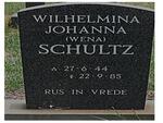 SCHULTZ Wilhelmina Johanna 1944-1985