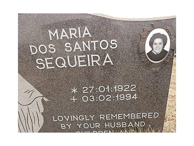 SEQUEIRA Maria Dos Santos 1922-1994