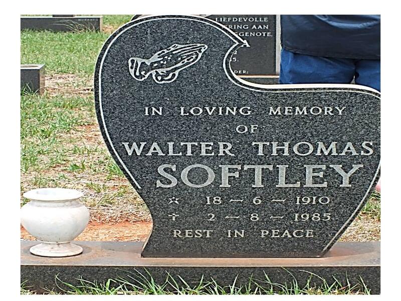 SOFTLEY Walter Thomas 1910-1985