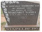 STAPELBERG Margaret Sophia 1931-1982