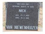 NIEWENHUIZEN Nick, van 1922-1982