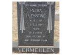 VERMEULEN Petra Plesstine 1921-1984