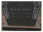 VOS Edwin John 1905-1982