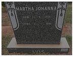 VOS Martha Johanna 1918-1999